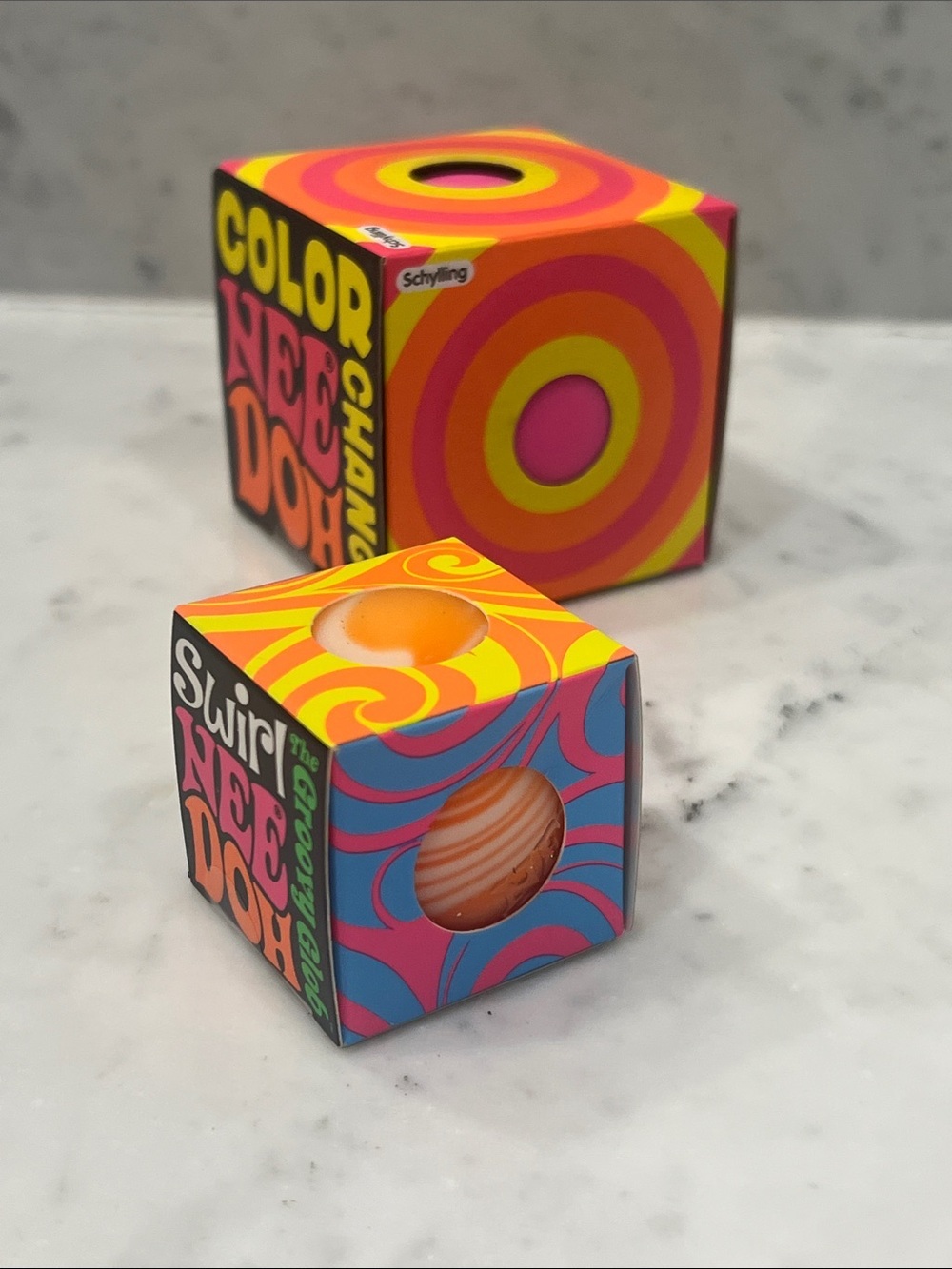Needoh Color Change and The Groovy Glob Orange Swirl - Picture 6 of 6